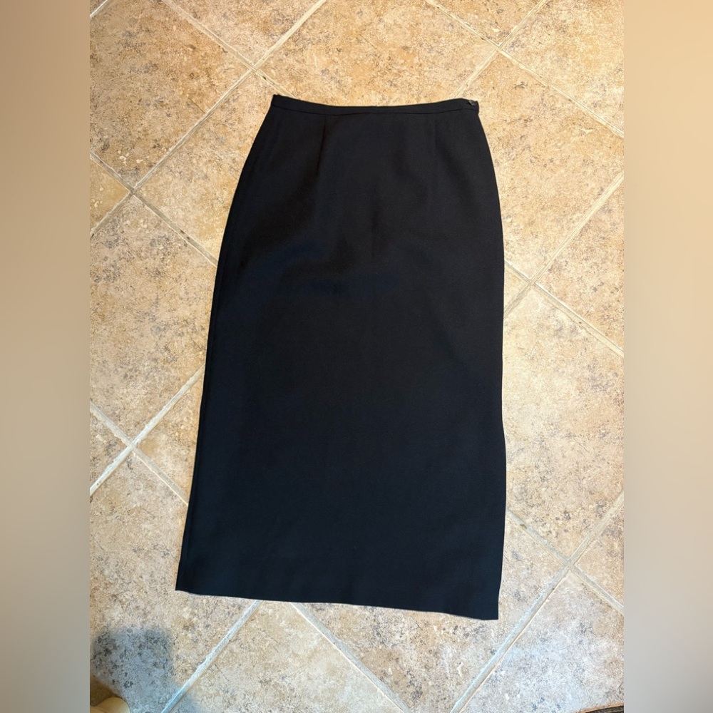 Karen Scott Black Maxi Pencil Skirt, Size: 4P